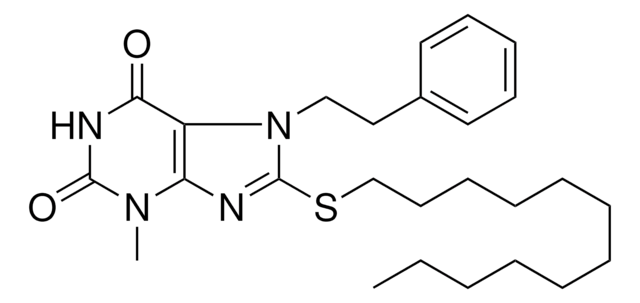 8-DODECYLSULFANYL-3-METHYL-7-PHENETHYL-3,7-DIHYDRO-PURINE-2,6-DIONE AldrichCPR