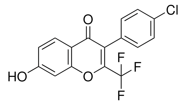 3-(4-CHLOROPHENYL)-7-HYDROXY-2-(TRIFLUOROMETHYL)-4H-CHROMEN-4-ONE AldrichCPR