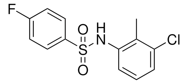 N-(3-CHLORO-2-METHYLPHENYL)-4-FLUOROBENZENESULFONAMIDE AldrichCPR