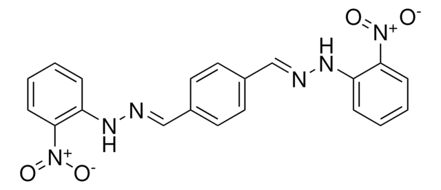 TEREPHTHALALDEHYDE BIS[(2-NITROPHENYL)HYDRAZONE] AldrichCPR