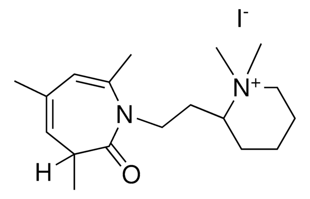 1,1-DIMETHYL-2-[2-(3,5,7-TRIMETHYL-2-OXO-2,3-DIHYDRO-1H-AZEPIN-1-YL)ETHYL]PIPERIDINIUM IODIDE AldrichCPR