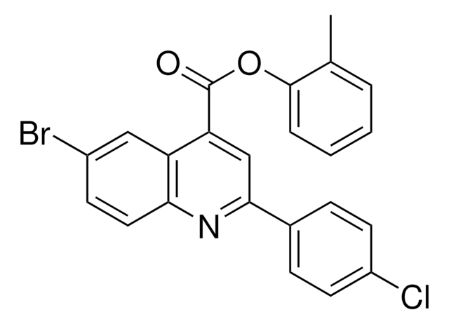 2-METHYLPHENYL 6-BROMO-2-(4-CHLOROPHENYL)-4-QUINOLINECARBOXYLATE AldrichCPR