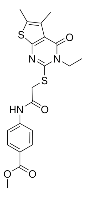 METHYL 4-({[(3-ETHYL-5,6-DIMETHYL-4-OXO-3,4-DIHYDROTHIENO[2,3-D]PYRIMIDIN-2-YL)SULFANYL]ACETYL}AMINO)BENZOATE AldrichCPR