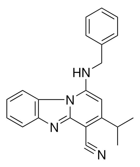 1-(BENZYLAMINO)-3-ISOPROPYLPYRIDO(1,2-A)BENZIMIDAZOLE-4-CARBONITRILE AldrichCPR