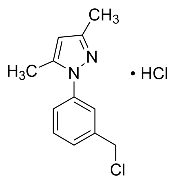 1-[3-(Chloromethyl)phenyl]-3,5-dimethyl-1H-pyrazole hydrochloride AldrichCPR