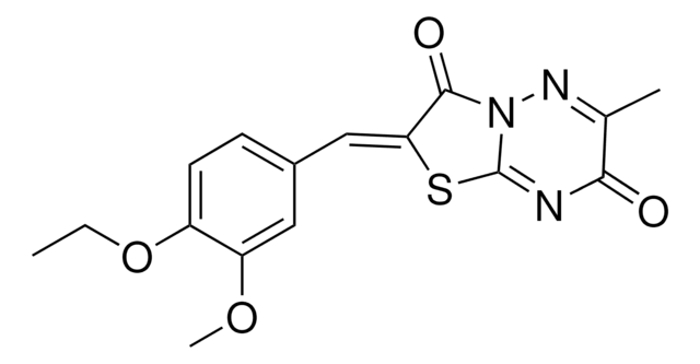 (2Z)-2-(4-ETHOXY-3-METHOXYBENZYLIDENE)-6-METHYL-7H-[1,3]THIAZOLO[3,2-B][1,2,4]TRIAZINE-3,7(2H)-DIONE AldrichCPR