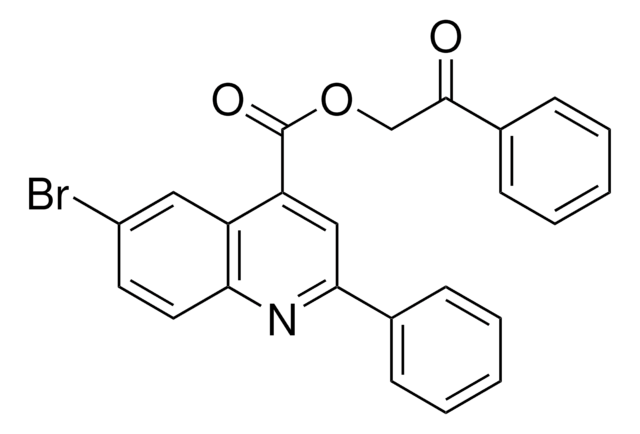 2-OXO-2-PHENYLETHYL 6-BROMO-2-PHENYL-4-QUINOLINECARBOXYLATE AldrichCPR