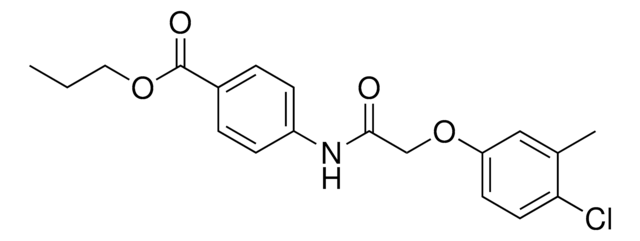 PROPYL 4-(((4-CHLORO-3-METHYLPHENOXY)ACETYL)AMINO)BENZOATE AldrichCPR