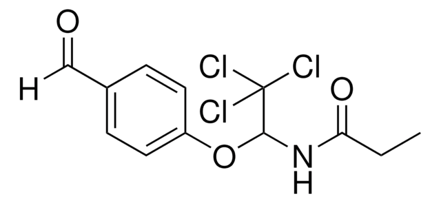 N-(2,2,2-TRICHLORO-1-(4-FORMYLPHENOXY)ETHYL)PROPANAMIDE AldrichCPR