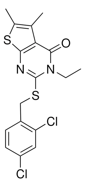 2-((2,4-DICHLOROBENZYL)THIO)-3-ET-5,6-DIMETHYLTHIENO(2,3-D)PYRIMIDIN-4 ...