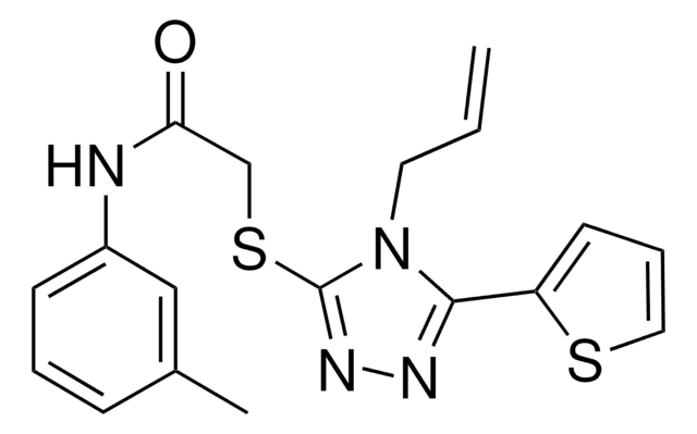 2-{[4-ALLYL-5-(2-THIENYL)-4H-1,2,4-TRIAZOL-3-YL]SULFANYL}-N-(3-METHYLPHENYL)ACETAMIDE AldrichCPR