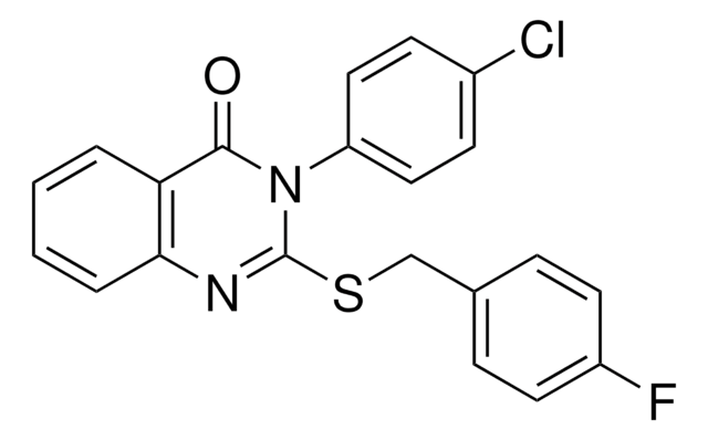 3-(4-CHLOROPHENYL)-2-((4-FLUOROBENZYL)THIO)-4(3H)-QUINAZOLINONE AldrichCPR