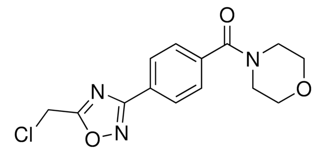 4-{4-[5-(Chloromethyl)-1,2,4-oxadiazol-3-yl]benzoyl}morpholine AldrichCPR