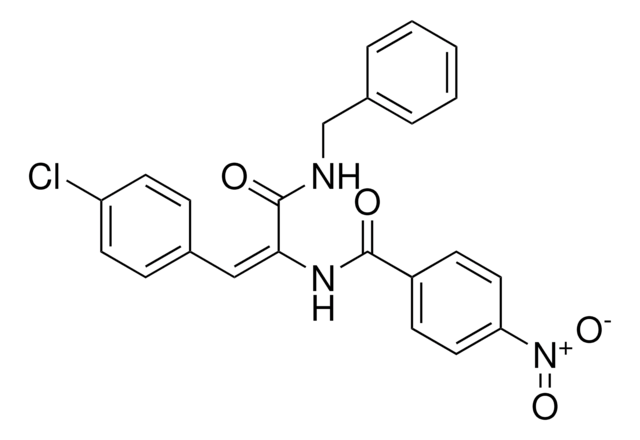 N-(1-BENZYLCARBAMOYL-2-(4-CHLORO-PHENYL)-VINYL)-4-NITRO-BENZAMIDE AldrichCPR