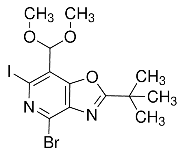 4-Bromo-2-(tert-butyl)-7-(dimethoxymethyl)-6-iodooxazolo[4,5-c]pyridine AldrichCPR