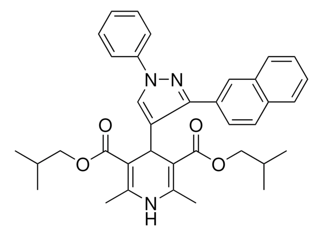 DIISOBUTYL 2,6-DIMETHYL-4-[3-(2-NAPHTHYL)-1-PHENYL-1H-PYRAZOL-4-YL]-1,4-DIHYDRO-3,5-PYRIDINEDICARBOXYLATE AldrichCPR