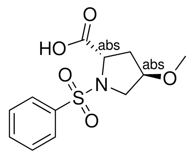 (2S,4R)-4-Methoxy-1-(phenylsulfonyl)-2-pyrrolidinecarboxylic acid AldrichCPR