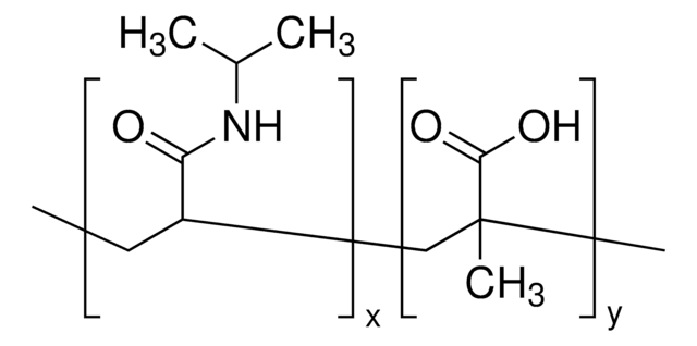 ポリ(N-イソプロピルアクリルアミド-co-メタクリル酸) methacrylic acid 10&#160;mol %, Mn 60,000