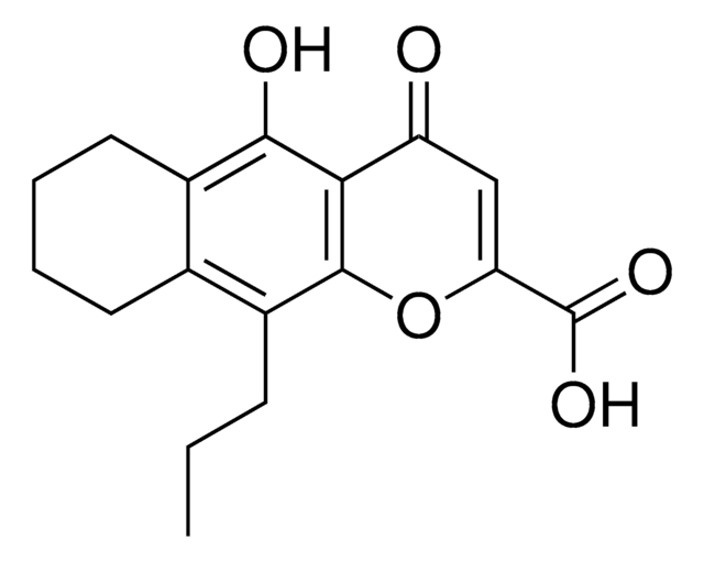 5-Hydroxy-4-oxo-10-propyl-6,7,8,9-tetrahydro-4H-benzo[g]chromene-2-carboxylic acid AldrichCPR