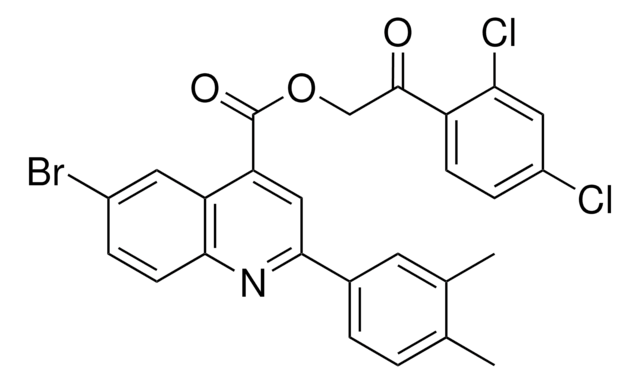 2-(2,4-dichloro-ph)-2-oxoethyl 6-br-2-(3,4-dimethyl-ph)-4 