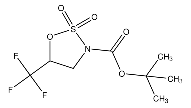 tert-butyl 5-(trifluoromethyl)-1,2,3-oxathiazolidine-3-carboxylate 2,2-dioxide AldrichCPR