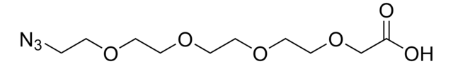 14-叠氮基-3,6,9,12-四氧杂十四烷酸 溶液 ~0.5&#160;M in tert-butyl methyl ether, &#8805;90% (HPLC)