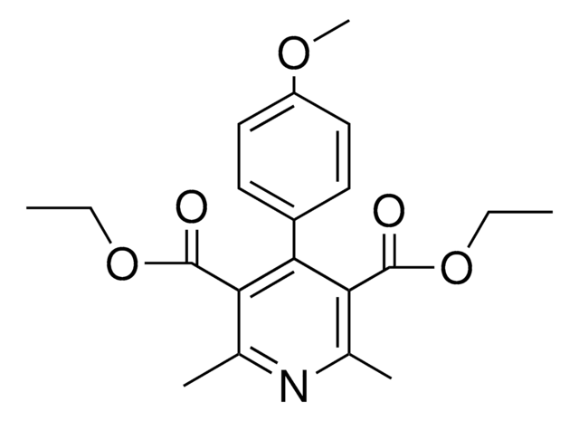 4-(4-METHOXY-PHENYL)-2,6-DIMETHYL-PYRIDINE-3,5-DICARBOXYLIC ACID DIETHYL ESTER AldrichCPR