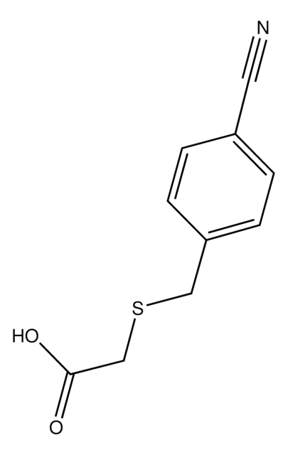 2-{[(4-Cyanophenyl)methyl]sulfanyl}acetic acid