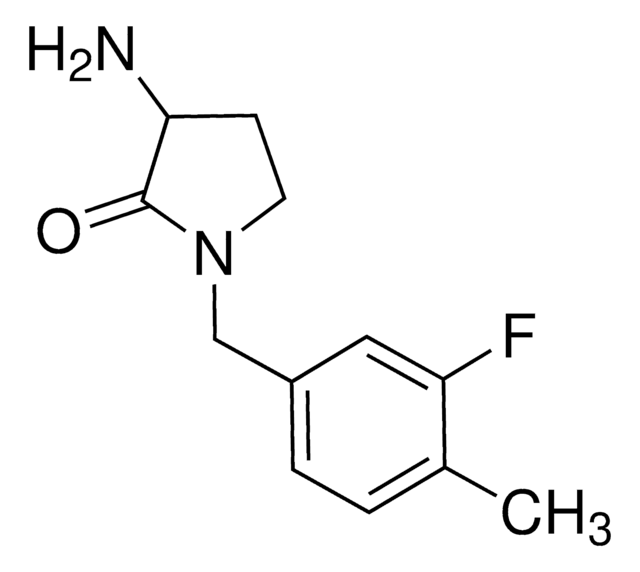 3-Amino-1-(3-fluoro-4-methylbenzyl)-2-pyrrolidinone AldrichCPR