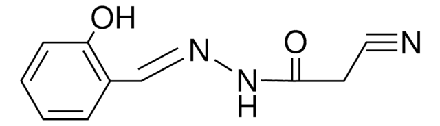 2-CYANO-ACETIC ACID (2-HYDROXY-BENZYLIDENE)-HYDRAZIDE AldrichCPR