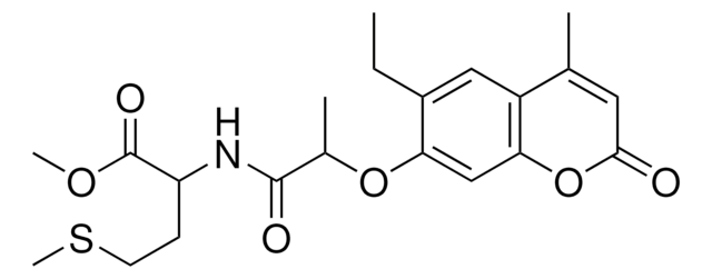 METHYL 2-({2-[(6-ETHYL-4-METHYL-2-OXO-2H-CHROMEN-7-YL)OXY]PROPANOYL}AMINO)-4-(METHYLSULFANYL)BUTANOATE AldrichCPR