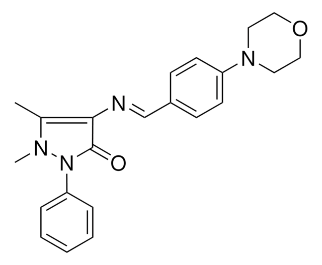 1,5-DIMETHYL-4-({(E)-[4-(4-MORPHOLINYL)PHENYL]METHYLIDENE}AMINO)-2-PHENYL-1,2-DIHYDRO-3H-PYRAZOL-3-ONE AldrichCPR