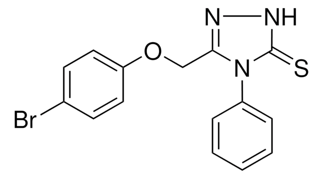 5-((4-BROMOPHENOXY)METHYL)-4-PHENYL-2,4-DIHYDRO-3H-1,2,4-TRIAZOLE-3-THIONE AldrichCPR