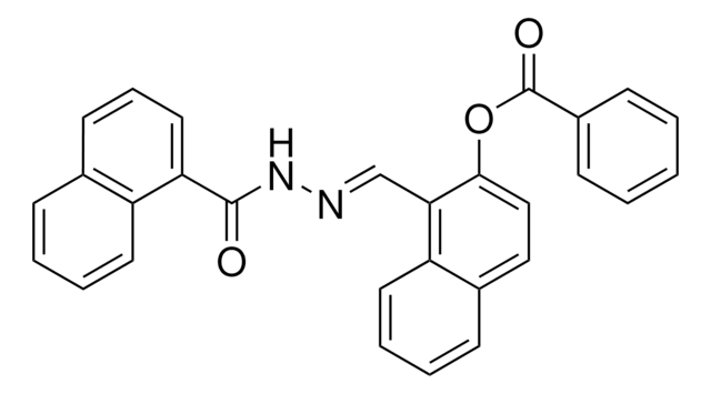 1-(2-(1-NAPHTHOYL)CARBOHYDRAZONOYL)-2-NAPHTHYL BENZOATE AldrichCPR