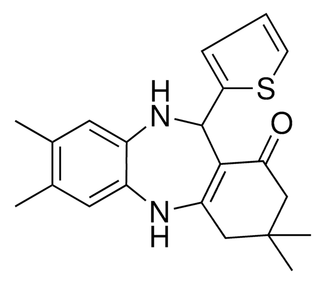 3,3,7,8-TETRAMETHYL-11-(2-THIENYL)-2,3,4,5,10,11-HEXAHYDRO-1H-DIBENZO[B,E][1,4]DIAZEPIN-1-ONE AldrichCPR