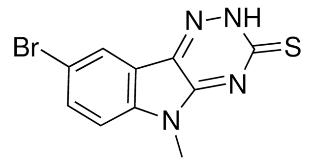 8-BROMO-5-METHYL-5H-1,2,4-TRIAZINO(5,6-B)INDOLE-3(2H)-THIONE AldrichCPR