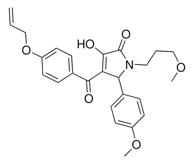 4-[4-(ALLYLOXY)BENZOYL]-3-HYDROXY-5-(4-METHOXYPHENYL)-1-(3-METHOXYPROPYL)-1,5-DIHYDRO-2H-PYRROL-2-ONE AldrichCPR