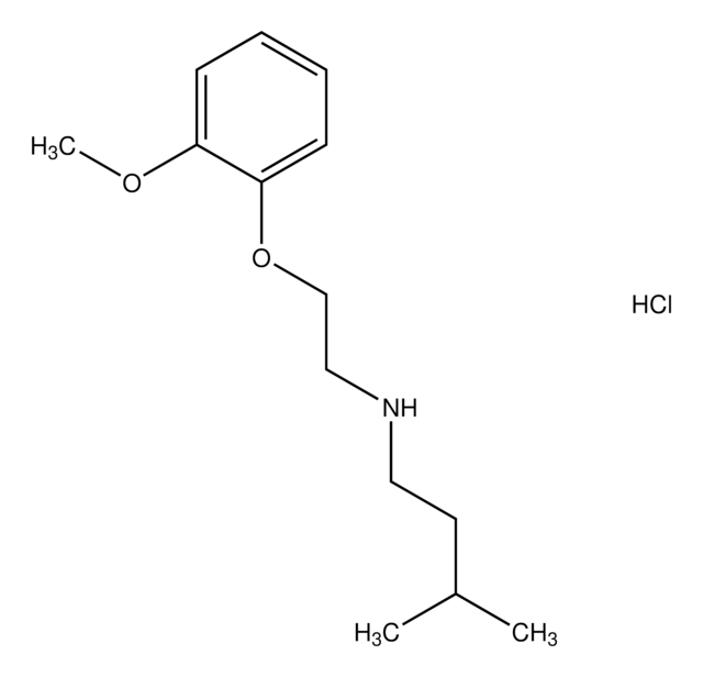 N-[2-(2-methoxyphenoxy)ethyl]-3-methyl-1-butanamine hydrochloride AldrichCPR