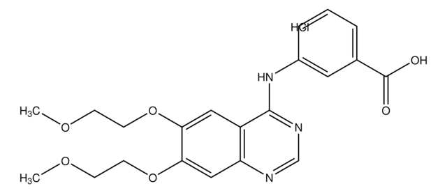 3-((6,7-bis(2-methoxyethoxy)quinazolin-4-yl)amino)benzoic acid hydrochloride AldrichCPR