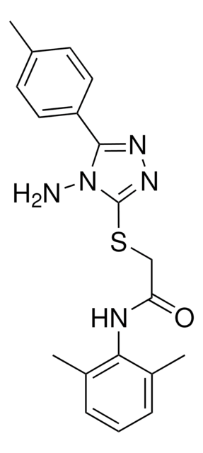 2-{[4-AMINO-5-(4-METHYLPHENYL)-4H-1,2,4-TRIAZOL-3-YL]SULFANYL}-N-(2,6-DIMETHYLPHENYL)ACETAMIDE AldrichCPR