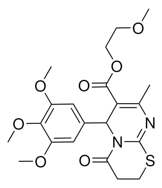 2-METHOXYETHYL 8-METHYL-4-OXO-6-(3,4,5-TRIMETHOXYPHENYL)-3,4-DIHYDRO-2H,6H-PYRIMIDO[2,1-B][1,3]THIAZINE-7-CARBOXYLATE AldrichCPR