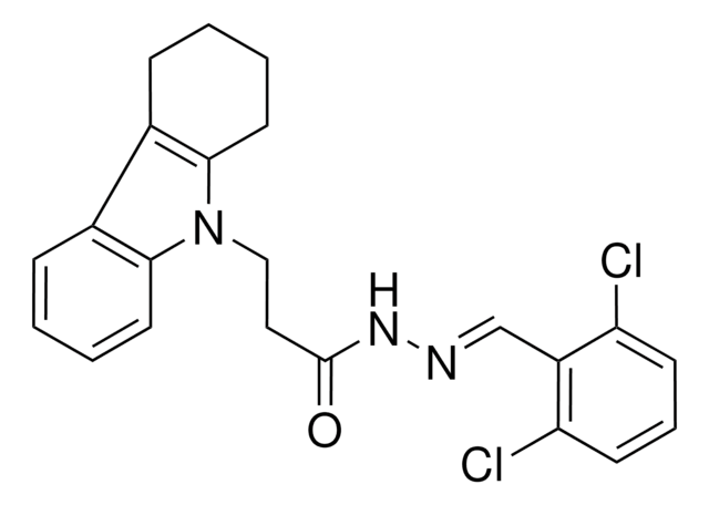 N'-(2,6-DI-CL-BENZYLIDENE)3(1,2,3,4-TETRAHYDRO-9H-CARBAZOL-9-YL)PROPANOHYDRAZIDE AldrichCPR