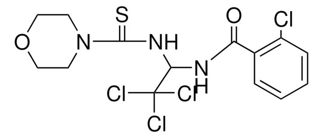 2-CL-N-(2,2,2-TRICHLORO-1-((MORPHOLINE-4-CARBOTHIOYL)-AMINO)-ETHYL)-BENZAMIDE AldrichCPR