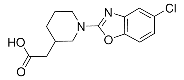 [1-(5-Chloro-1,3-benzoxazol-2-yl)-3-piperidinyl]acetic acid AldrichCPR