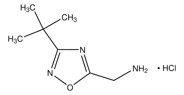 1-(3-tert-Butyl-1,2,4-oxadiazol-5-yl)methanamine hydrochloride AldrichCPR