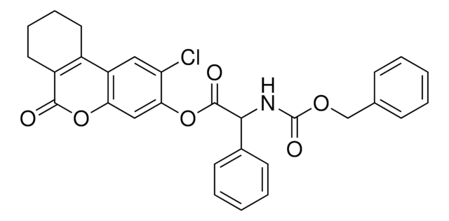 2-CHLORO-6-OXO-7,8,9,10-TETRAHYDRO-6H-BENZO[C]CHROMEN-3-YL {[(BENZYLOXY)CARBONYL]AMINO}(PHENYL)ACETATE AldrichCPR