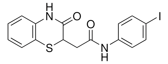 N-(4-IODOPHENYL)-2-(3-OXO-3,4-DIHYDRO-2H-1,4-BENZOTHIAZIN-2-YL)ACETAMIDE AldrichCPR