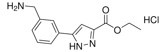 Ethyl 5-[3-(aminomethyl)phenyl]-1H-pyrazole-3-carboxylate hydrochloride AldrichCPR