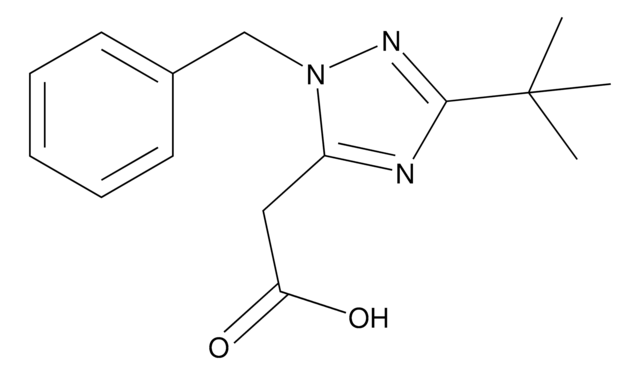 (1-Benzyl-3-tert-butyl-1H-1,2,4-triazol-5-yl)acetic acid AldrichCPR