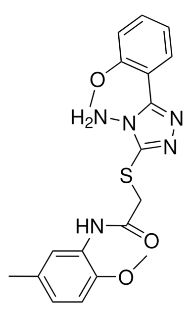 2-{[4-AMINO-5-(2-METHOXYPHENYL)-4H-1,2,4-TRIAZOL-3-YL]SULFANYL}-N-(2-METHOXY-5-METHYLPHENYL)ACETAMIDE AldrichCPR